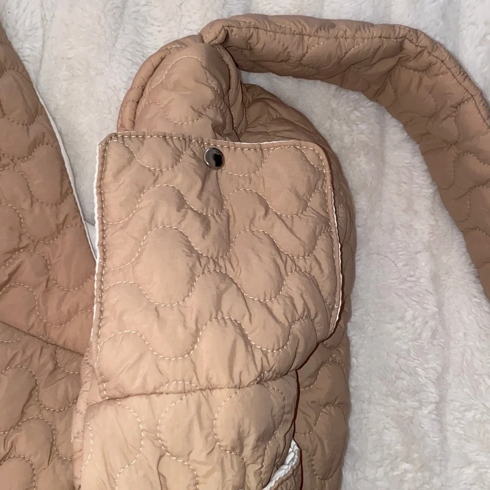 Pet Carrier Backpack Dog Cat Front Backpack Chest Carrier quilted tan cream